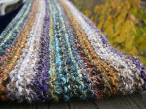 Autumn scarf fold